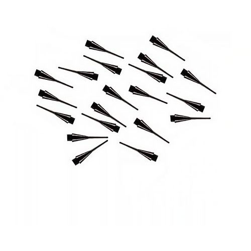Pointes Flechettes en Nylon Noir - Lot de 20 - Matériau Résistant