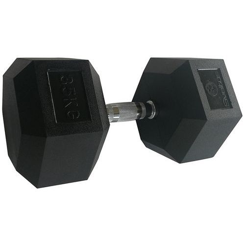 Sveltus - Haltère Hexagonale 35 kg - Acier Noir - Musculation et Fitness - Unité