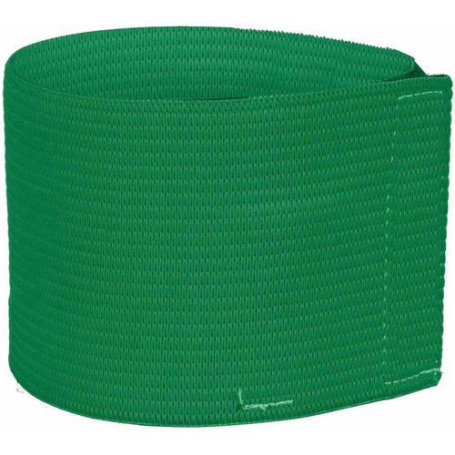 Brassard neutre auto agrippant vert - Équipement multisport recyclable - Mixte