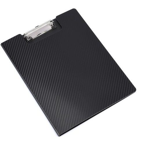 Planchette de chronométrage avec rabat - Noir - 240x310mm - Plastique - Équipement multisport