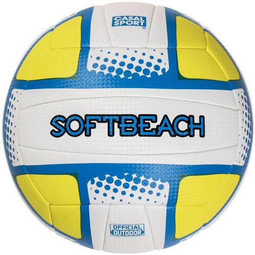 Casal Sport - Ballon Beach Volley Softbeach - Vinyle - Initiation - Terrain Sable - Pédagogique