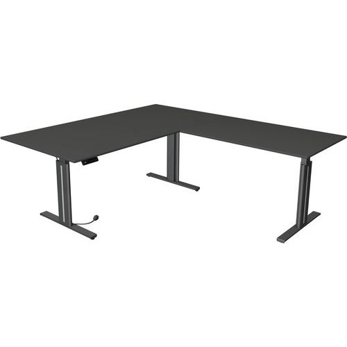 Bureau Assis/debout Move3 L180xp80xh72-120 Ajout 100x60cm Anthr