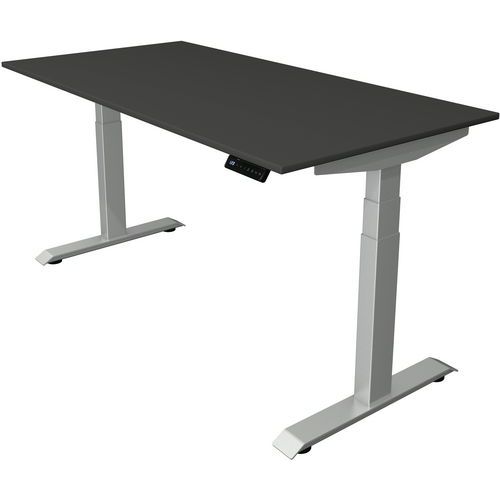 Bureau Assis/debout Move4 Ã‰lectr. L160xp80xh64-129cm Anthr.