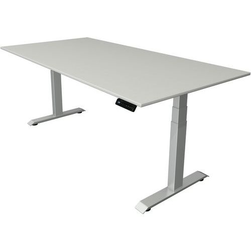 Bureau Assis/debout Move4 Ã‰lectr. L200xp100xh64-129cm Gris.