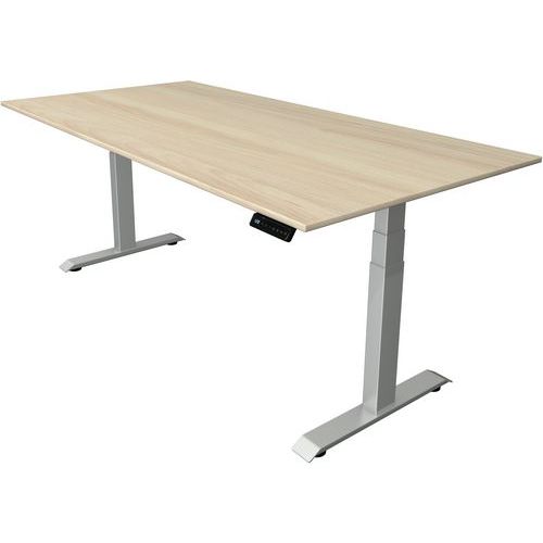 Kerkmann - Bureau assis/debout électrique Move4 - L200xP100cm - Érable - Hauteur réglable 64-129cm - Éco-responsable