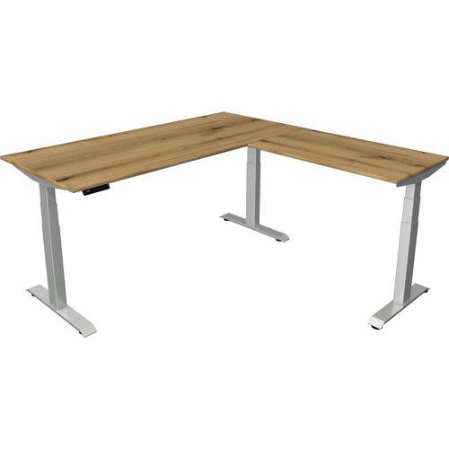 Bureau Assis/debout Move4 L180xp80xh64-129 Ajout 100x60cmchêne