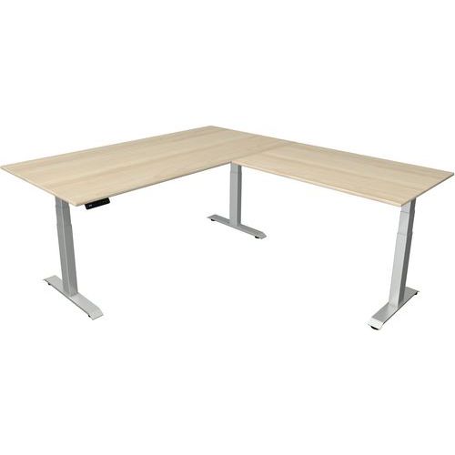 Bureau Assis/debout Move4l200xp100xh64-129+rajout 120x80cmérable