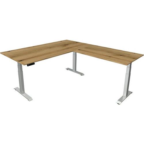 Bureau Assis/debout Move4 L200xp1000xh64-129 Ajout 120x80cmchêne