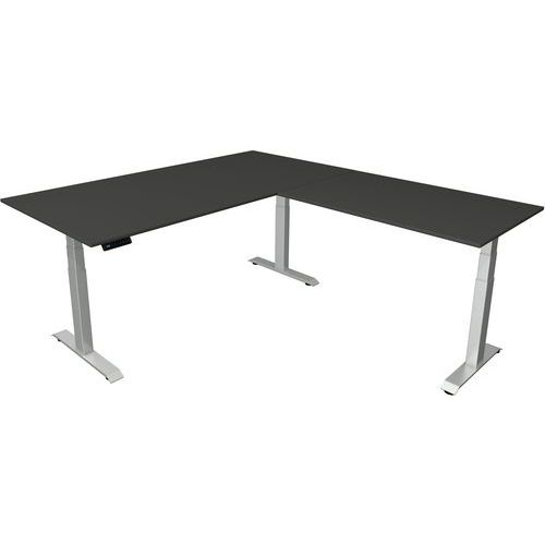 Bureau Assis/debout Move4 L200xp100xh64-129 Ajout 120x80cm Anthr.