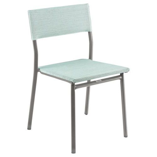 Chaises Oron Aluminium Titane Batyline Duo Mistral