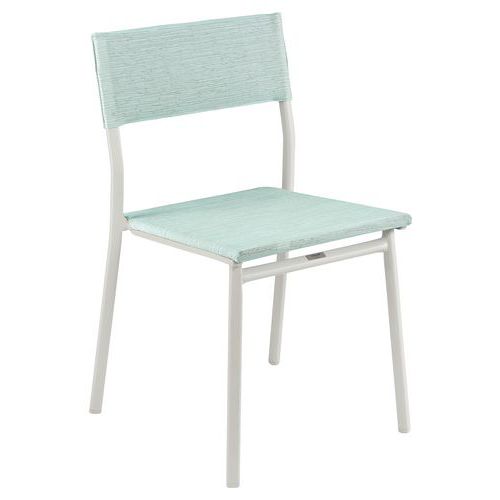 Chaises Oron Aluminium Sable Batyline Duo Mistral