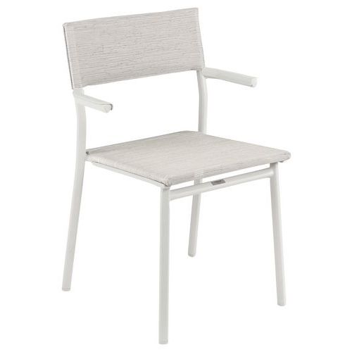 Fauteuils Oron Aluminium Sable Batyline Duo Galet