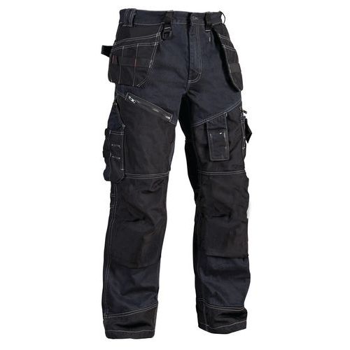 Pantalon De Travail X1500 CorduraÂ® Denim Marine/noir Taille 58c