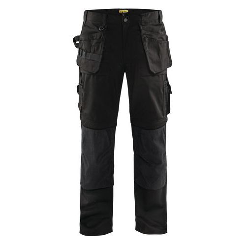 Pantalon De Travail Artisan Bas Amovibles Noir Taille 48l