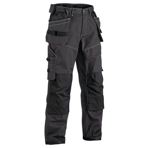 Pantalon De Travail X1900 Artisan CorduraÂ® Nyco Gris Foncé/noir T:40