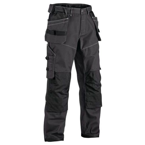 Pantalon De Travail X1900 Artisan CorduraÂ® Nyco Gris Foncé/noir T:50