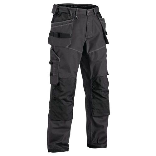 Pantalon De Travail X1900 Artisan CorduraÂ® Nyco Gris Foncé/noir T:56
