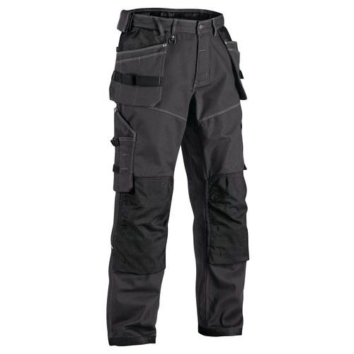 Pantalon De Travail X1900 Artisan CorduraÂ® Nyco Gris Foncé/noir T:40l