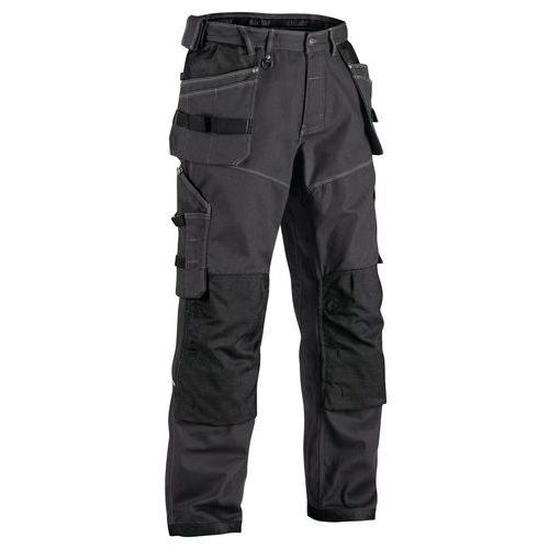 Pantalon De Travail X1900 Artisan CorduraÂ® Nyco Gris Foncé/noir T:44l