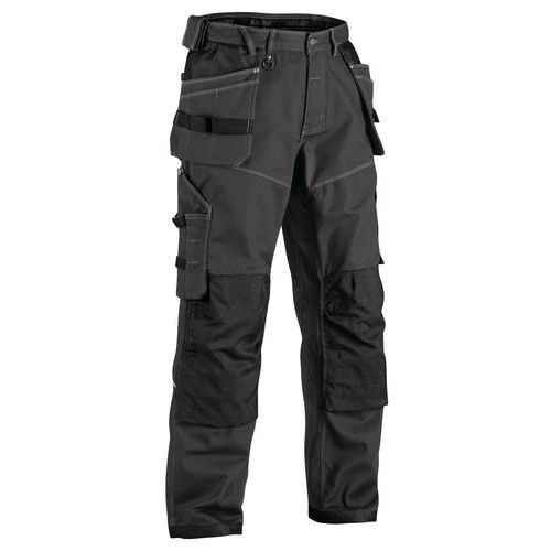 Pantalon De Travail X1900 Artisan CorduraÂ® Nyco Gris Foncé/noir T:46c