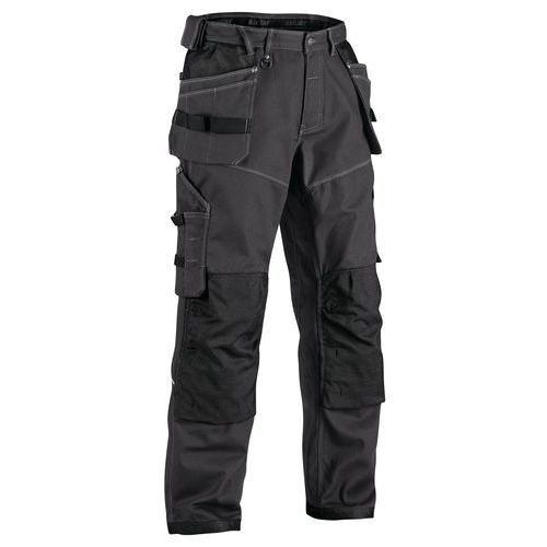 Pantalon De Travail X1900 Artisan CorduraÂ® Nyco Gris Foncé/noir T:46l