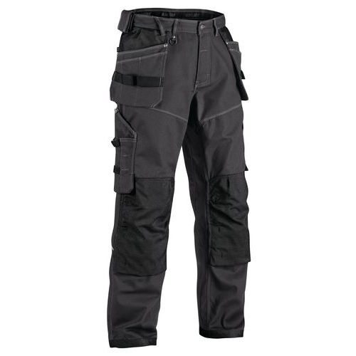 Pantalon De Travail X1900 Artisan CorduraÂ® Nyco Gris Foncé/noir T:50l