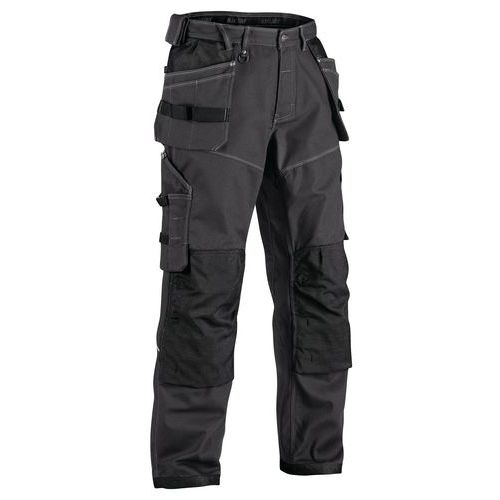 Pantalon De Travail X1900 Artisan CorduraÂ® Nyco Gris Foncé/noir T:52c