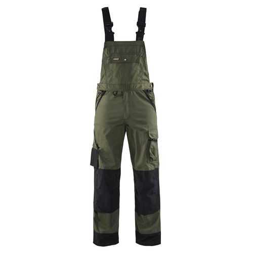 Cotte à Bretelles Paysagiste Vert Armée/noir Taille 42l