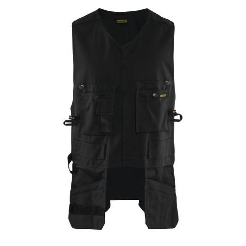 Gilet De Travail Porte-outils Noir Taille L