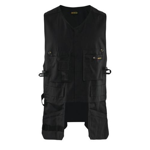 Gilet De Travail Porte-outils Noir Taille Xl