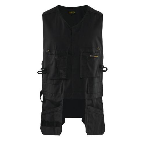 Gilet De Travail Porte-outils Noir Taille Xxl