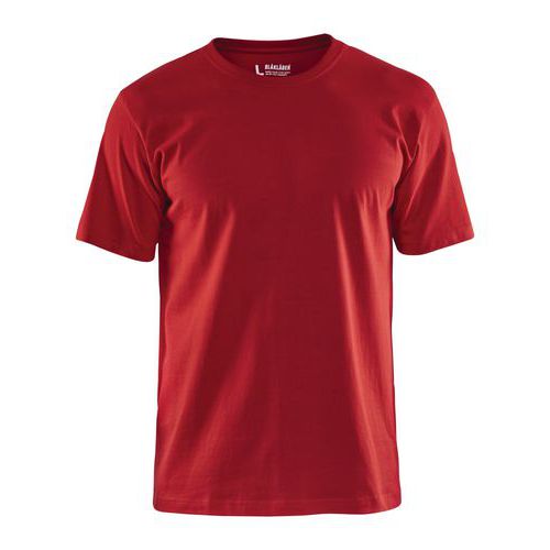 T-shirt Col Rond Rouge Taille Xs