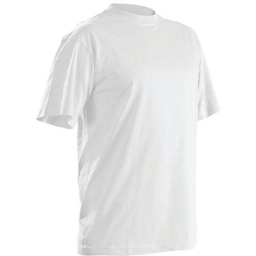 T-shirts Col Rond Pack X5 Blanc Taille Xxl