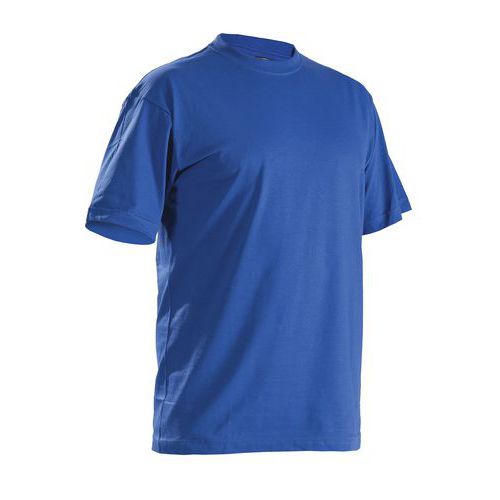T-shirts Col Rond Pack X5 Bleu Roi Taille Xxxl