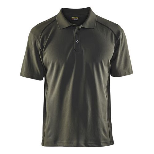 Polo Piqué Anti-uv Anti-odeur Vert Armée Taille 4xl