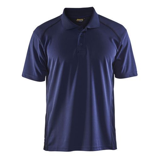 Polo Piqué Anti-uv Anti-odeur Marine Taille L