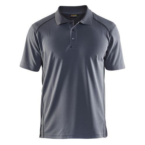 Polo Piqué Anti-uv Anti-odeur Gris Taille M