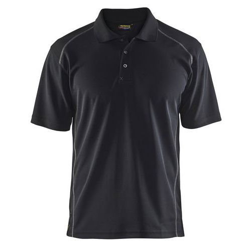 Polo Piqué Anti-uv Anti-odeur Noir Taille 4xl
