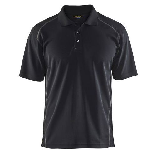 Polo Piqué Anti-uv Anti-odeur Noir Taille L