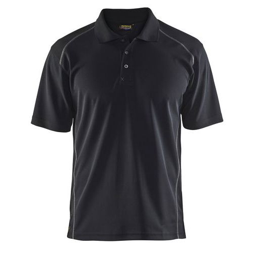 Polo Piqué Anti-uv Anti-odeur Noir Taille Xl