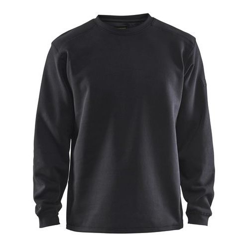 Sweat Col Rond Noir Taille 4xl