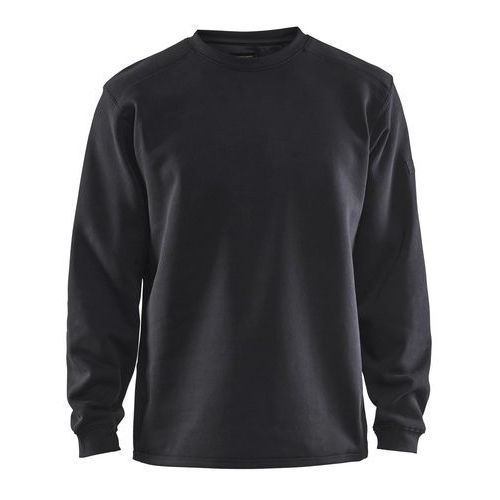 Sweat Col Rond Noir Taille Xxl