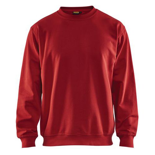 Sweat Col Rond Rouge Taille 4xl