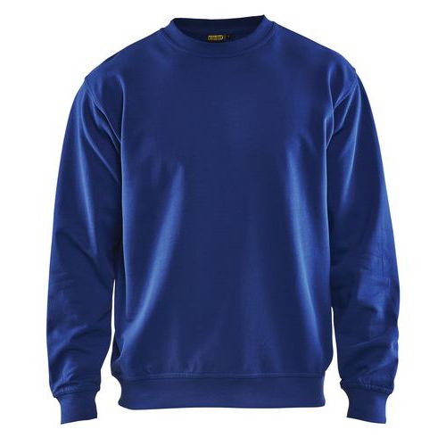 Sweat Col Rond Bleu Roi Taille 4xl