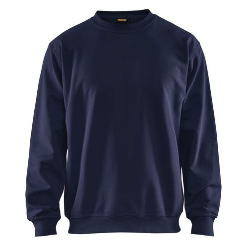 Sweat Col Rond Marine Taille S