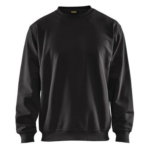 Sweat Col Rond Noir Taille 4xl