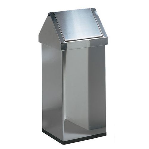 Poubelle Metal Swing 55l Inox