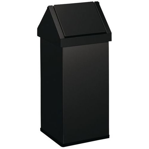 Poubelle Metal Swing 55l Noire