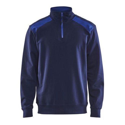 Sweat Camionneur Marine/bleu Roi Taille M
