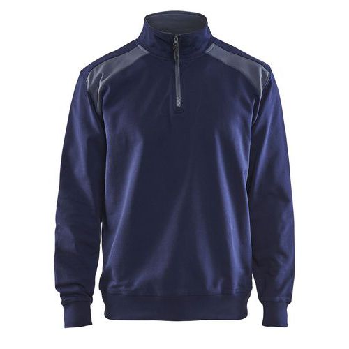 Sweat Camionneur Marine/gris Taille S